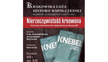 Krakowska Loża Historii Współczesnej zaprasza: Cenzura w PRL