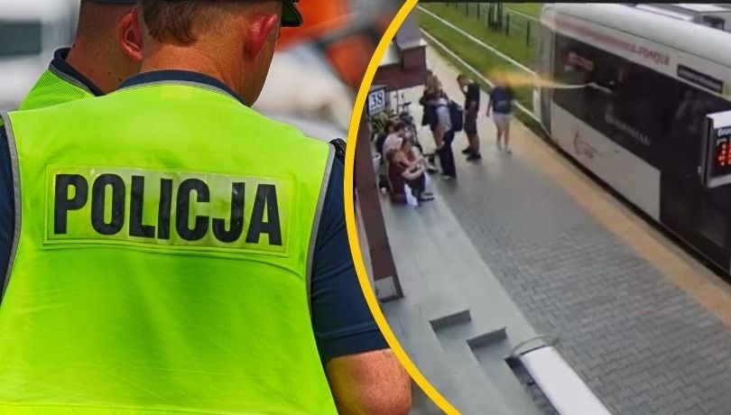 Krakowska policja szuka osoby, która rozpyliła gaz w kierunku osób stojących na przystanku tramwajowym /Policja/print screen, Facebook: Prezydent Krakowa Aleksander Miszalski /