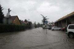 Krakowski Bieżanów pod wodą