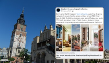 Krakowski hotel jednym z najlepszych na świecie. Wyróżniono go w prestiżowym konkursie