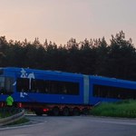 Krakowski tramwaj znów zablokował rondo w rejonie Kielc