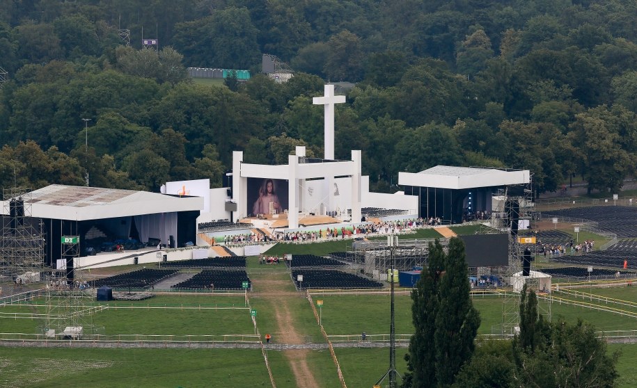 Krakowskie Błonia, gdzie papież odprawi mszę z okazji ŚDM /Paweł Supernak /PAP