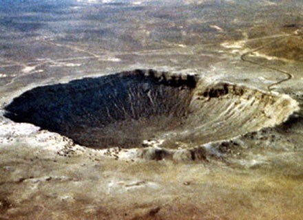 Krater w Arizonie - pamiątka po kosmicznej katastrofie /AFP