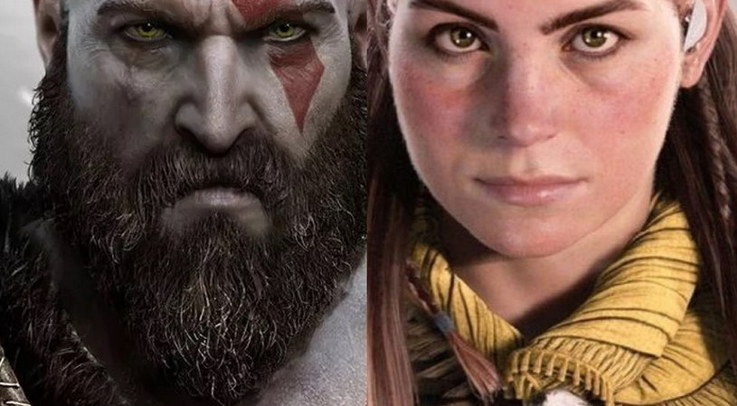 Kratos z God of War i Aloy z Horizon: Forbidden West /materiały prasowe