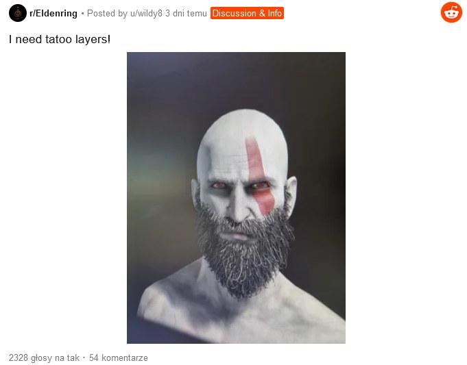 Kratos z serii God of War /Reddit /materiały prasowe