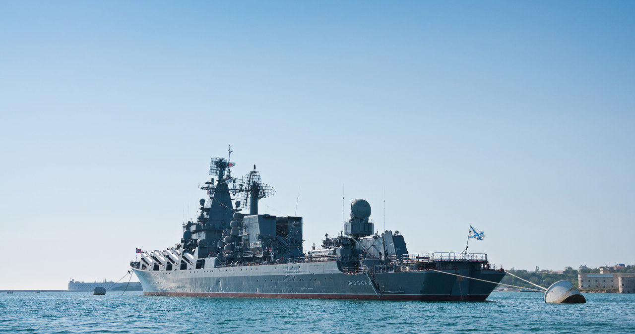 Krążownik Moskwa już nie popływa - rosyjski okręt zniszczony /nataly0288 /123RF/PICSEL