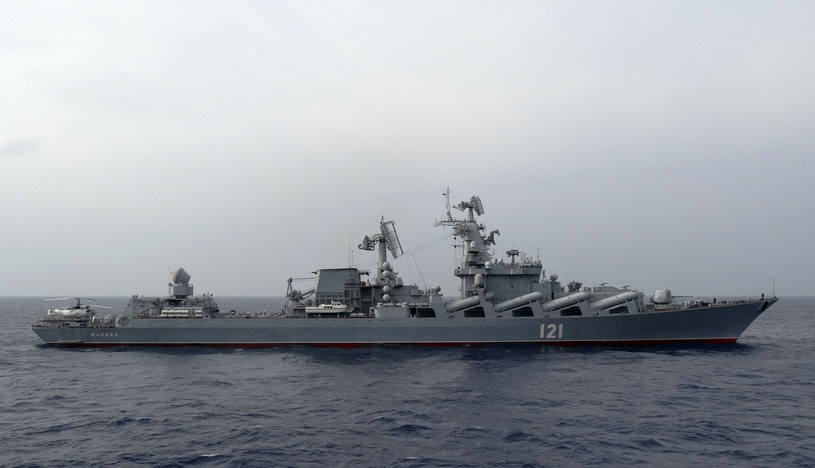 Krążownik "Moskwa" /Max DELANY/AFP /East News