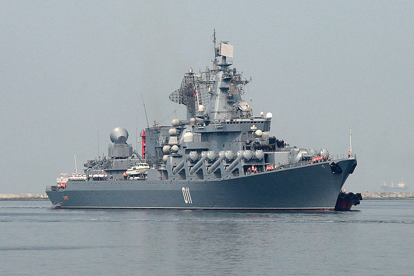 Krążownik Wariag obecnie stacjonuje na Morzu Śródziemnym /Xinhua/Rouelle Umali /East News