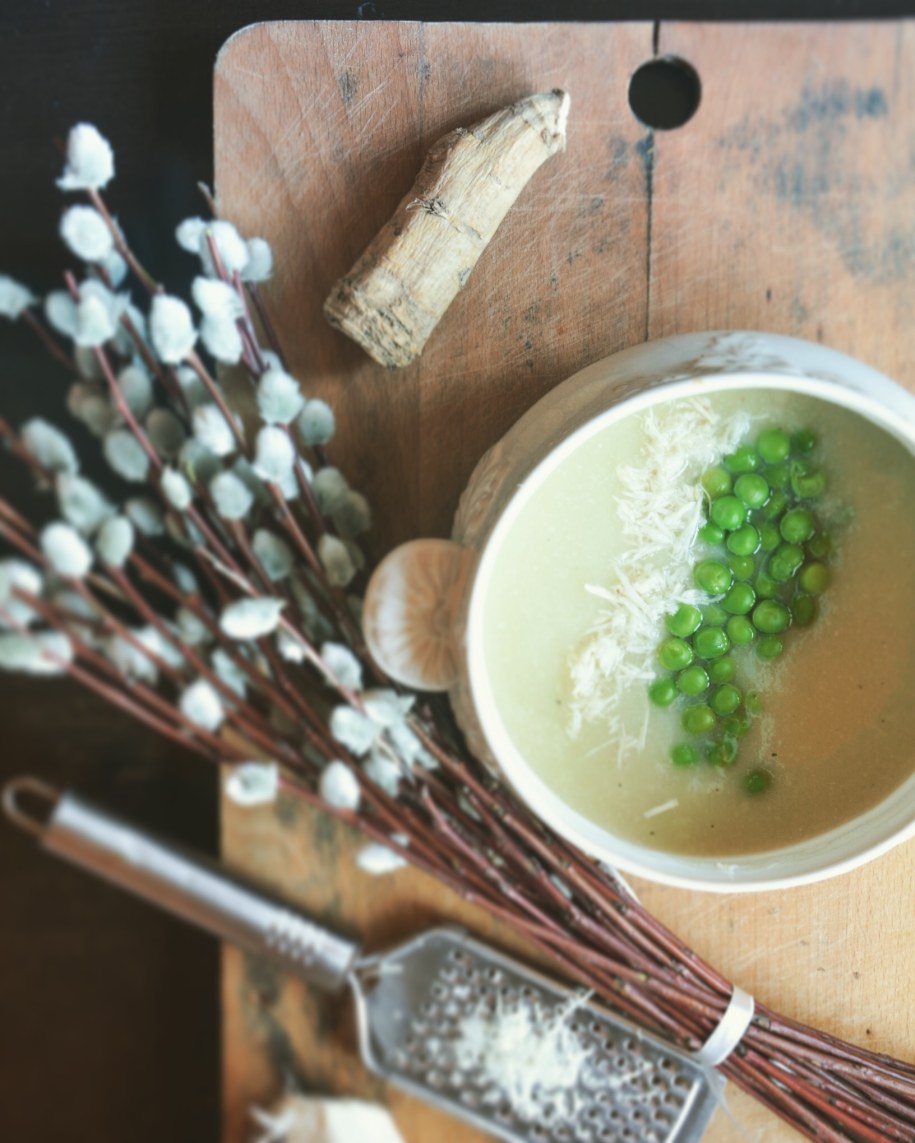 Krem chrzanowy z groszkiem /Malwina Zaborowska /RMF FM