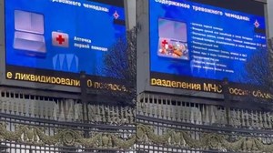 Kreml straszy atakiem jądrowym. W Moskwie wyświetlono komunikat