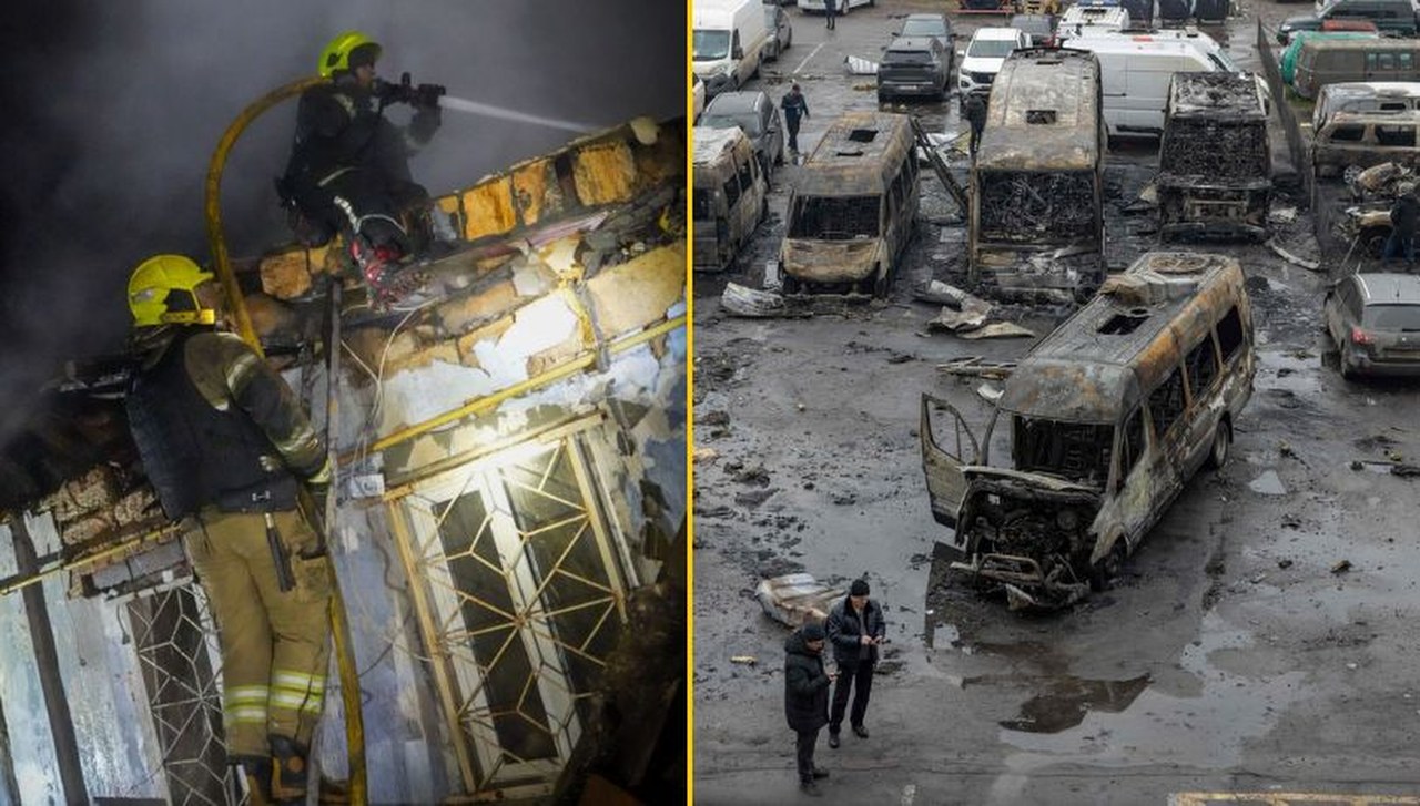 Kreml uderzył w cywilów Iskanderem i ponad setką dronów