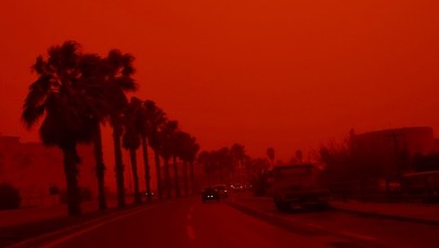 Kreta spowita w czerwieni. "Wyglądało jak koniec świata"