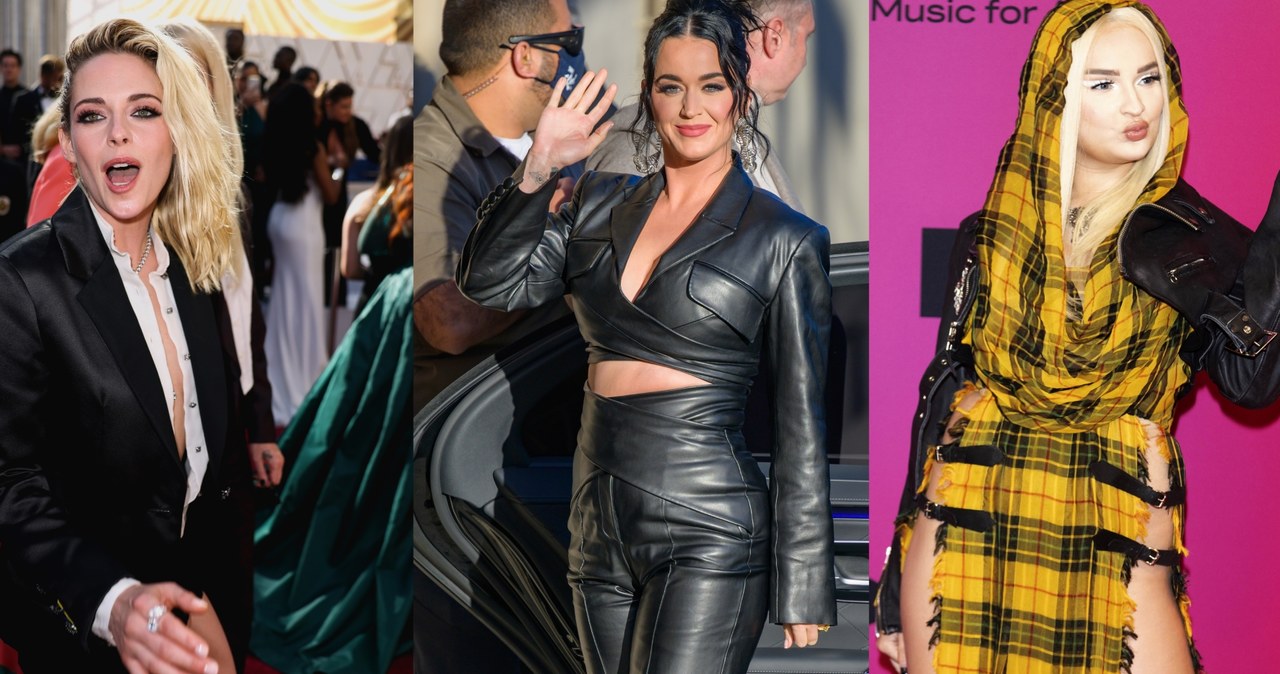 Kristen Stewart, Katy Perry, Kim Petras /Agencja FORUM