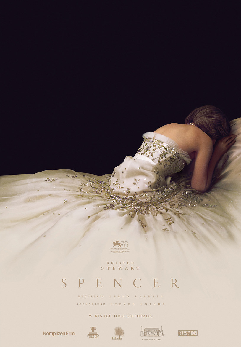 Kristen Stewart na plakacie filmu "Spencer" /materiały prasowe