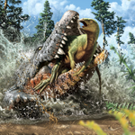 Krokodyl zjadł dinozaura! Pierwsze takie odkrycie w Australii