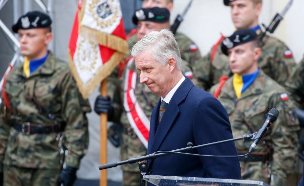 Król Belgów dziękuje Polakom i oddaje hołd żołnierzom gen. Maczka
