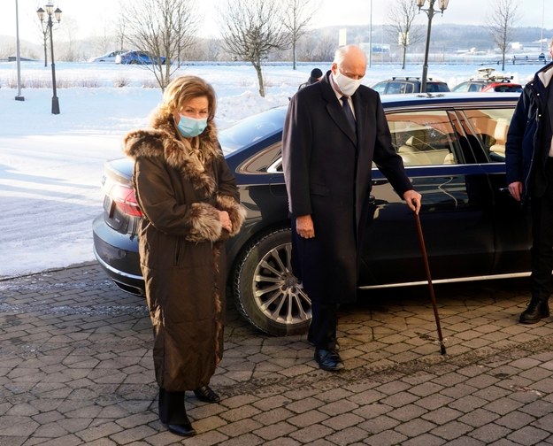 Król Harald i królowa Sonia /LISE AASERUD /PAP/EPA