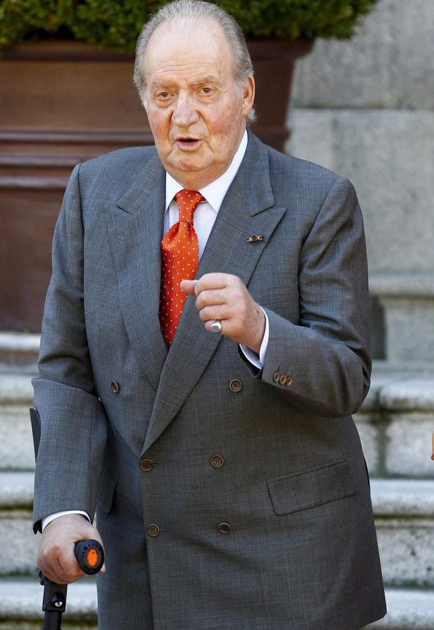 Król Hiszpanii Juan Carlos /Ballesteros    /PAP/EPA