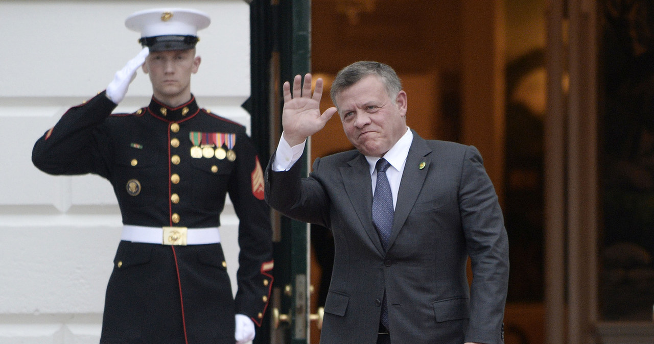 Król Jordanii - Abdullah II /AFP