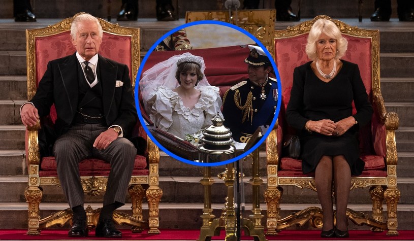 Król Karol, Camilla i księżna Diana /Getty Images