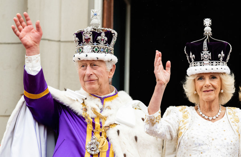 Król Karol i królowa Camilla składają życzenia /WPA Pool / Pool /Getty Images