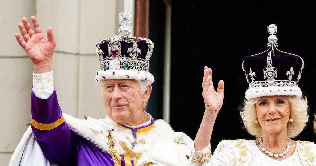 Król Karol i królowa Camilla składają życzenia /WPA Pool / Pool /Getty Images