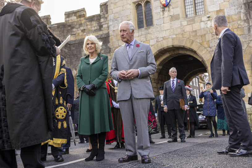 Król Karol III i jego małżonka Camilla Parker-Bowles. /James Glossop/The Times / PA Images / Forum /Agencja FORUM