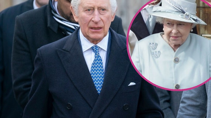 Król Karol III i jego zmarła mama królowa Elżbieta II. /Rex Features/East News; Photoshot/REPORTER /East News