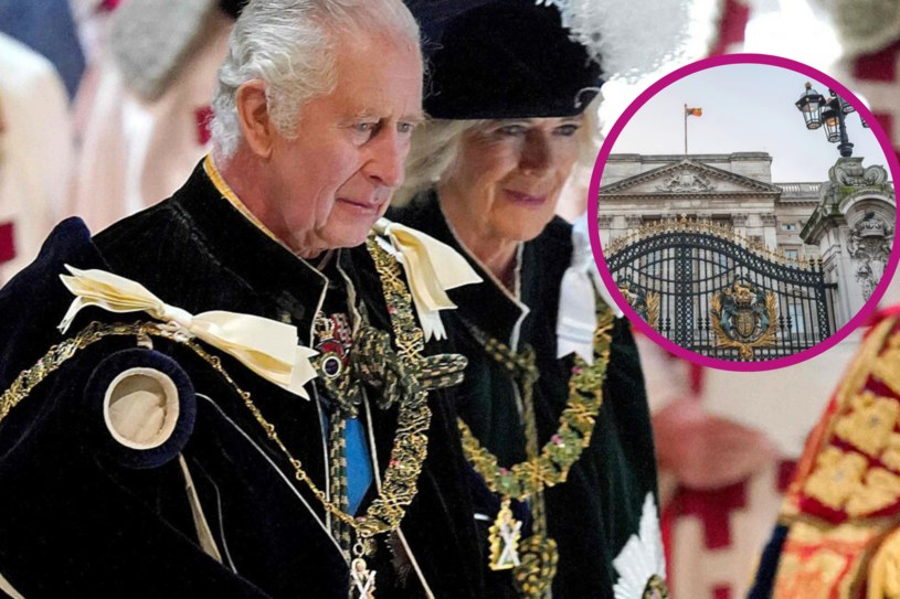 Król Karol III i królowa Camilla podczas koronacji w Edynburgu /Jonathan Brady / POOL /East News