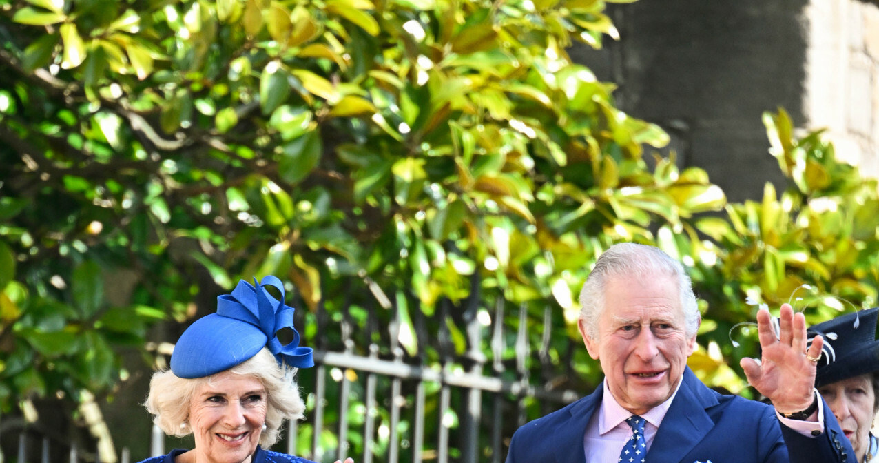 Król Karol III i królowa Camilla /Rex Features/EAST NEWS /East News