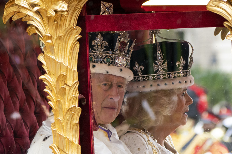 Król Karol III i królowa Camilla /Agencja FORUM