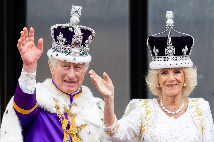 Król Karol III i królowa Camilla /Samir Hussein/WireImage /Getty Images