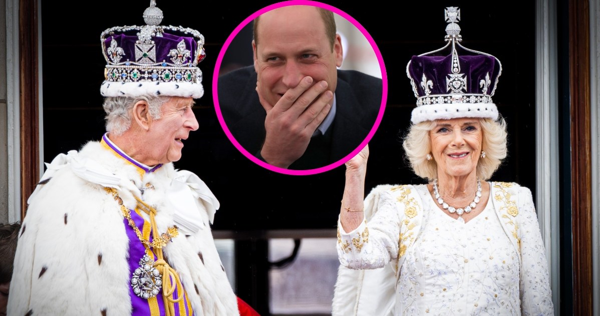 Król Karol III i królowa małżonka Camilla, książę William /Getty Images