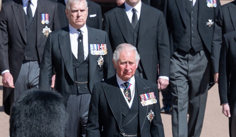 Król Karol III i książę Andrzej /Getty Images