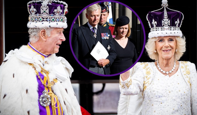 Król Karol III, królowa Camilla, sir Clive Alderton, Sophie Densham /Getty Images