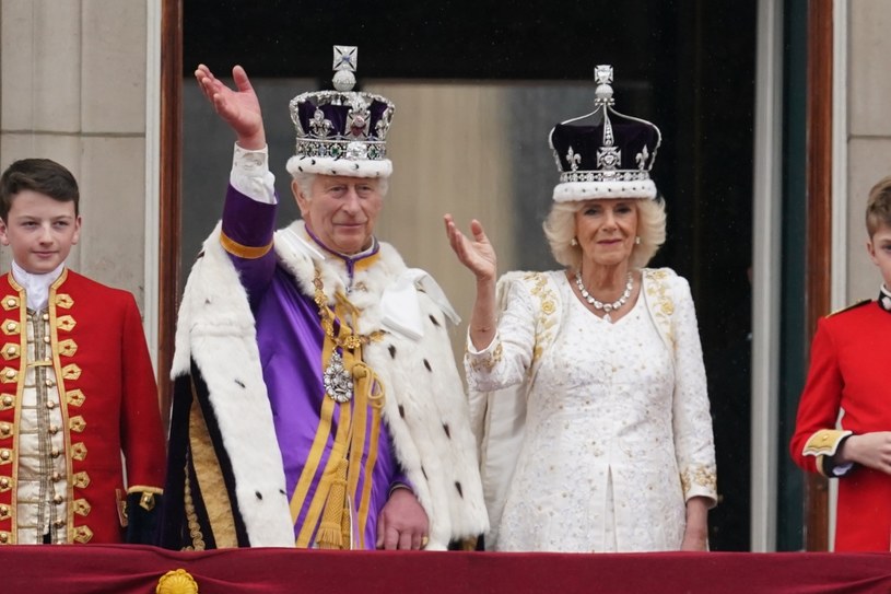 Król Karol III, królowa Camilla /Agencja FORUM
