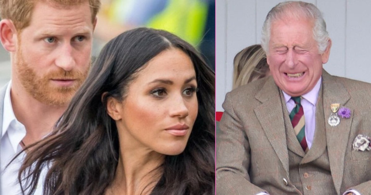 Król Karol III, książę Harry, Meghan Markle /Backgrid/East News /Getty Images