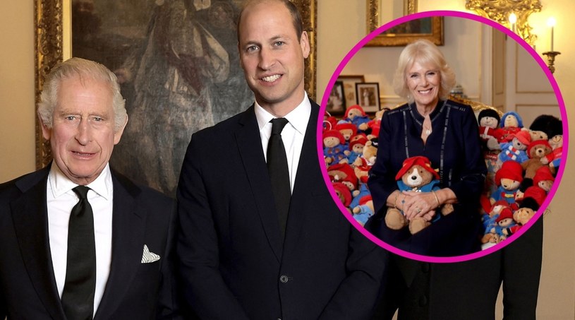 Król Karol III, książę William, królowa małżonka Camilla /Agencja FORUM