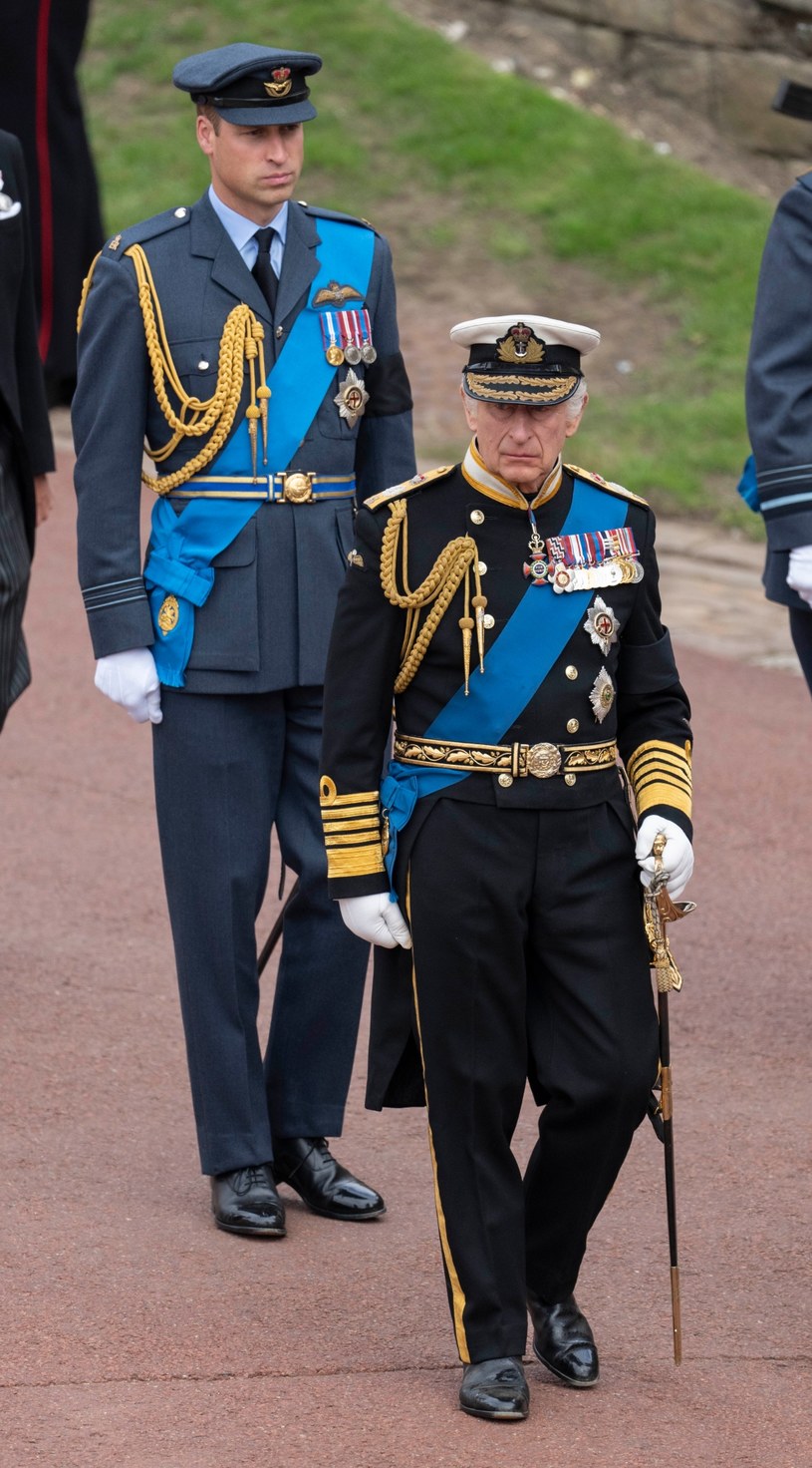 Król Karol III, książę William /Getty Images