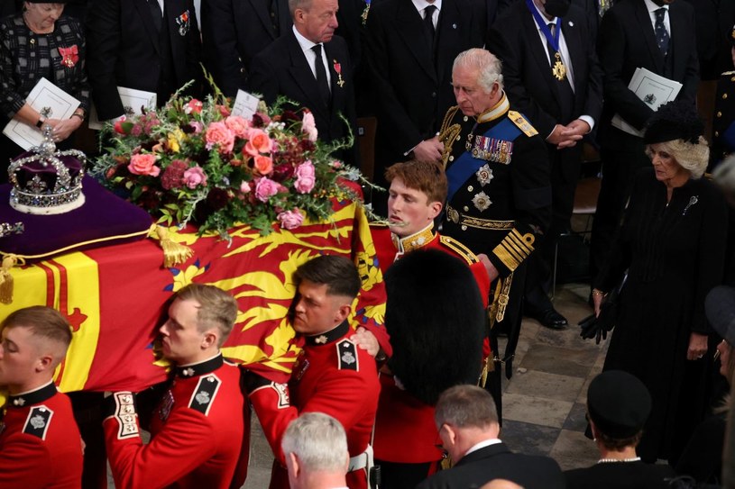 Król Karol III pożegnał matkę we wzruszający sposób /WPA Pool /Getty Images