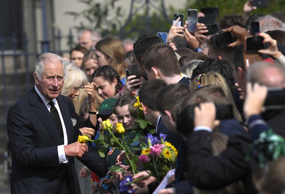 Król Karol III przybył z wizytą do Walii /MARK MARLOW  /PAP/EPA