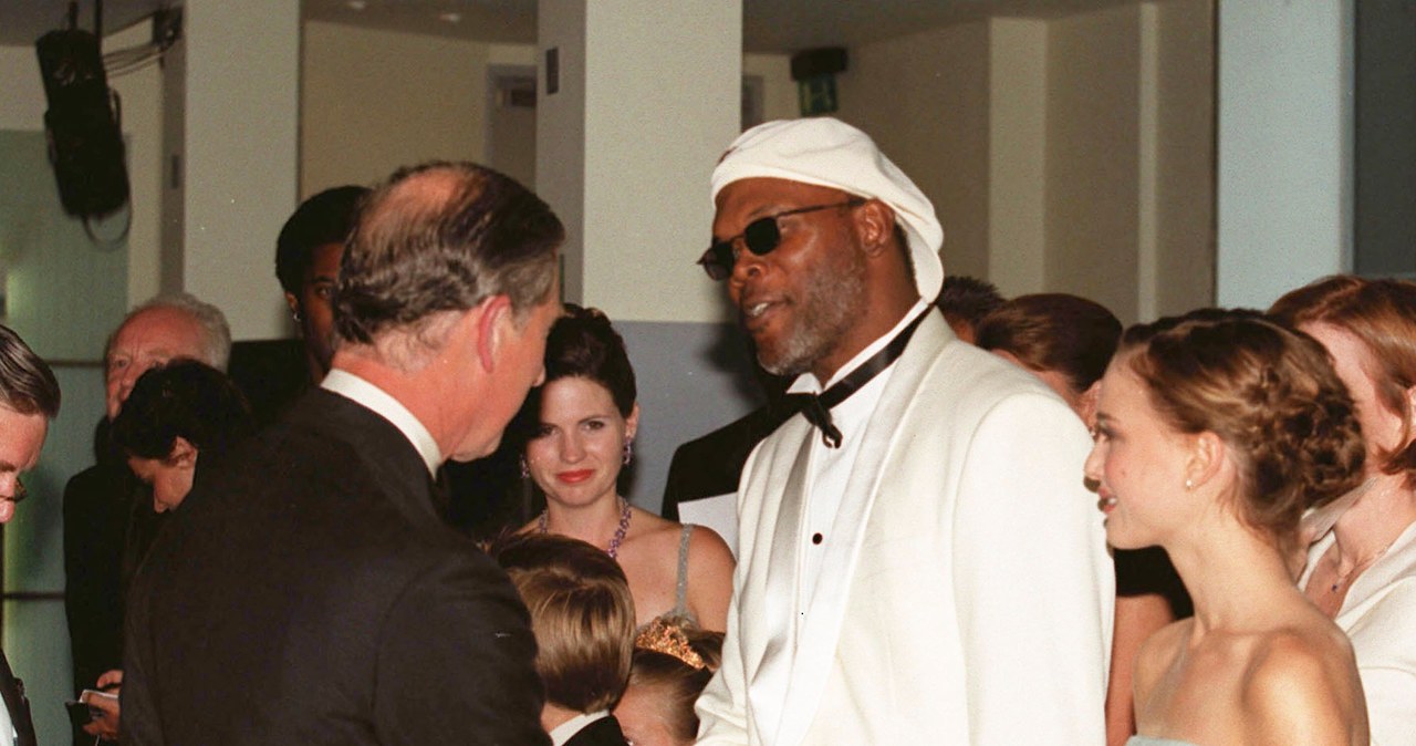 Król Karol III, Samuel L. Jackson i Natalie Portman /Getty Images