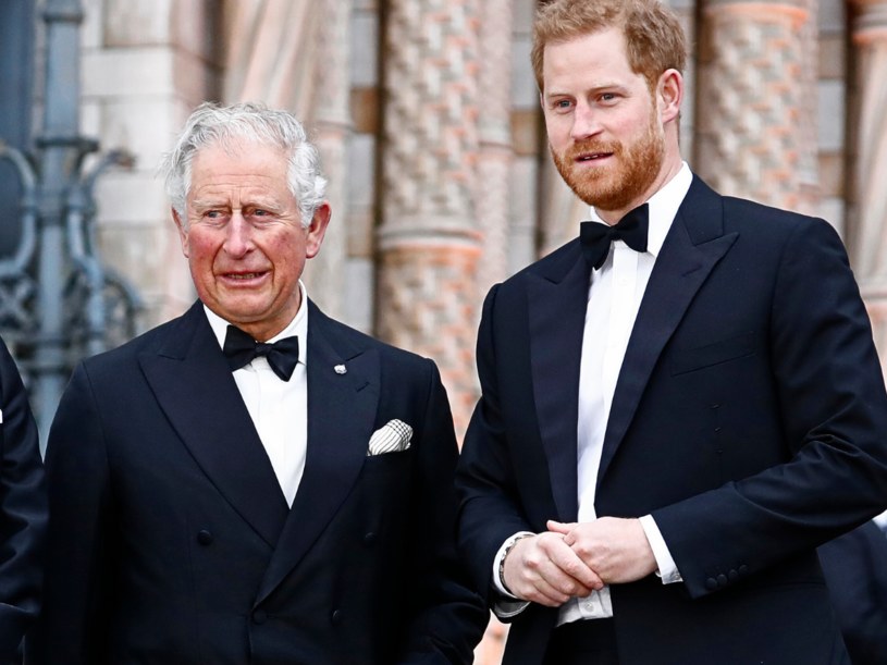 Król Karol, Książę Harry / John Phillips / Stringer /Getty Images