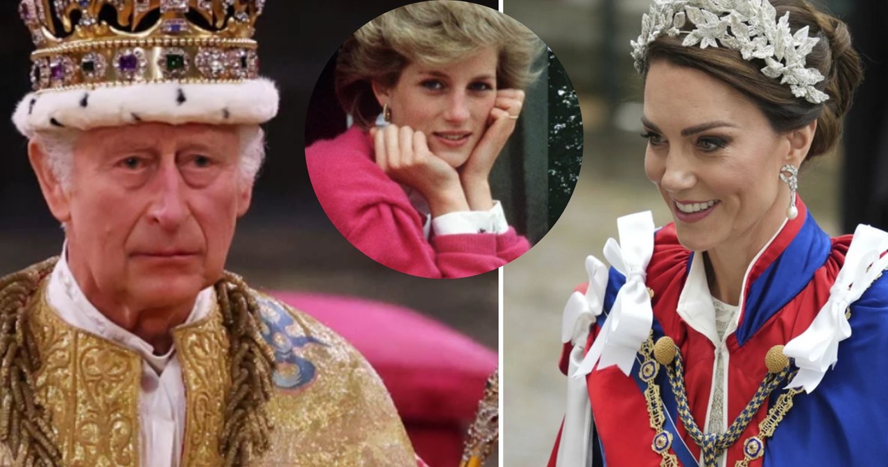 Król Karol, księżna Kate i księżna Diana. /East News/WPA Pool / Pool /Getty Images  /East News