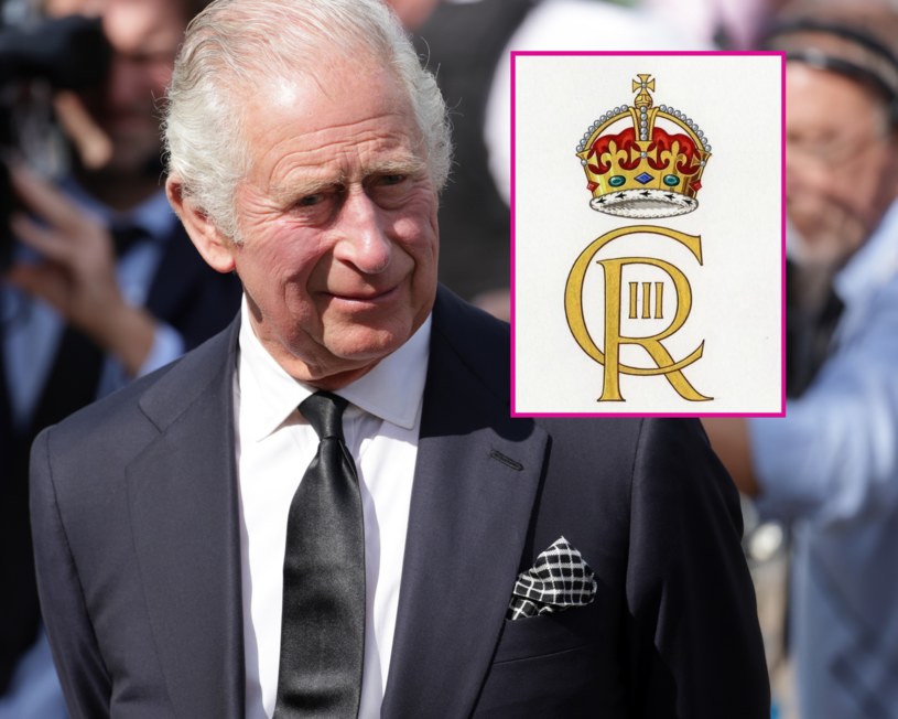 Król Karol lll zaprezentował swój nowy herb /Chris Jackson /Getty Images