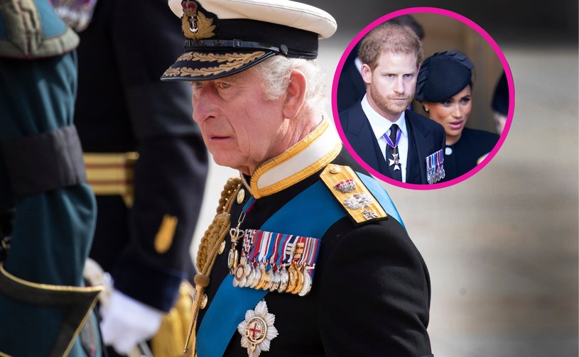Król Karol nieugięty wobec Harry'ego i Meghan /WPA Pool /Getty Images