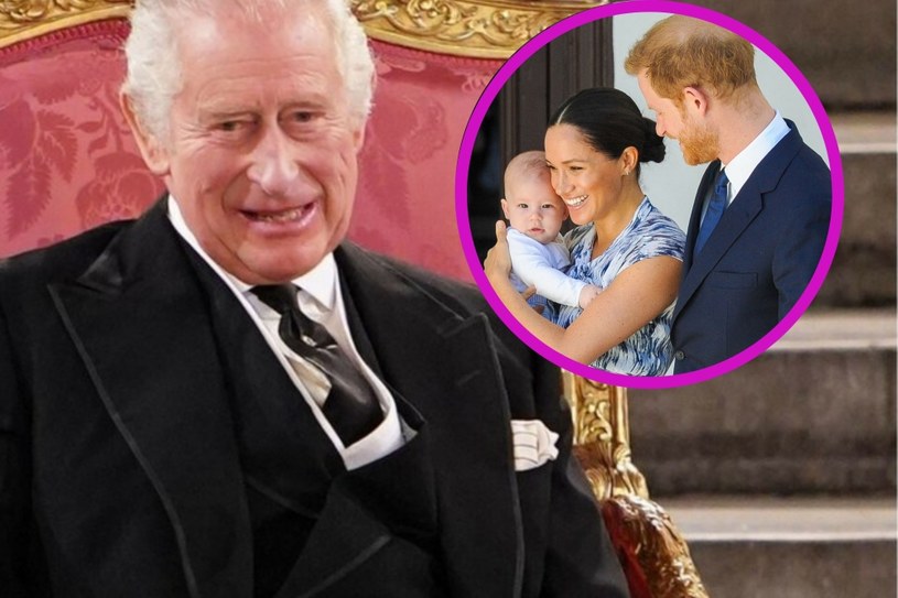 Król Karol podejmie decyzję co do dzieci Meghan Markle i księcia Harry'ego /East News