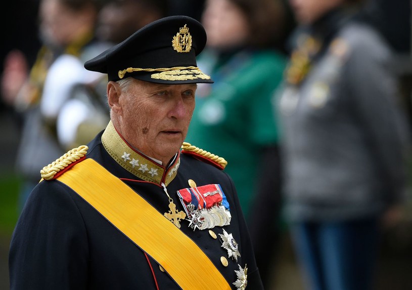 Król Norwegii Harlad V /AFP