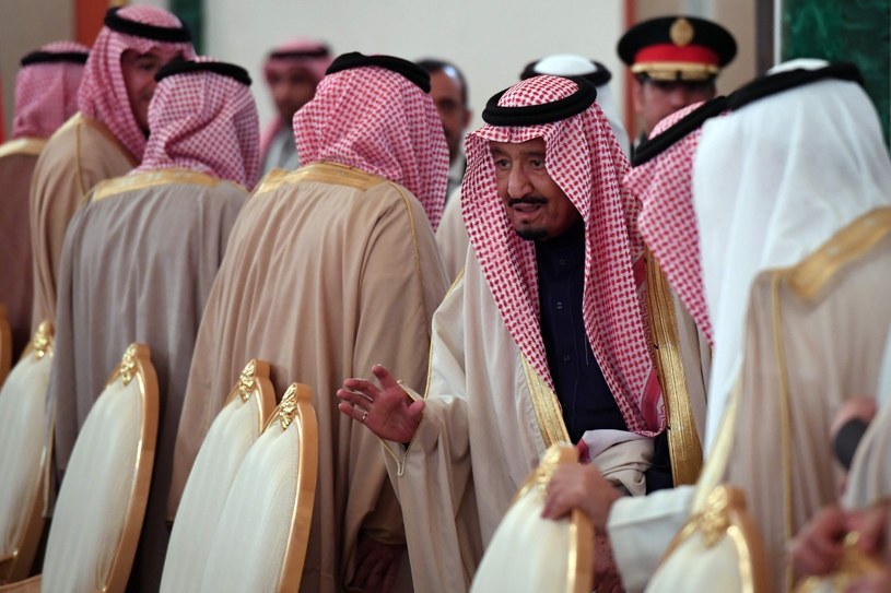 Król Salman /AFP
