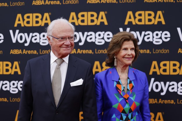 Król Szwecji Karol Gustaw XVI i królowa Sylwia /Tolga Akmen /PAP/EPA
